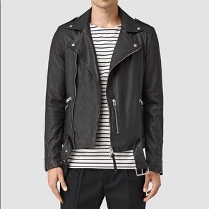 AllSaints All Saints Kahawa Moto Jacket Leather